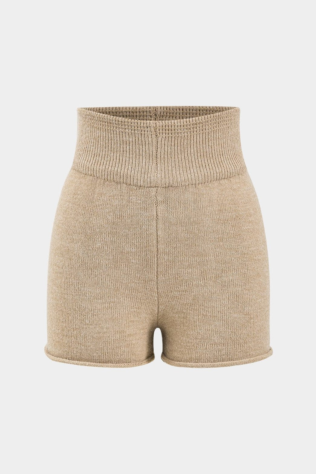 Ensemble tricot beige col bateau vue détail étoile