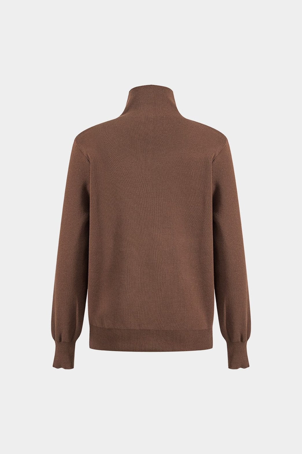 Ensemble tricot col montant vue de profil harmonie