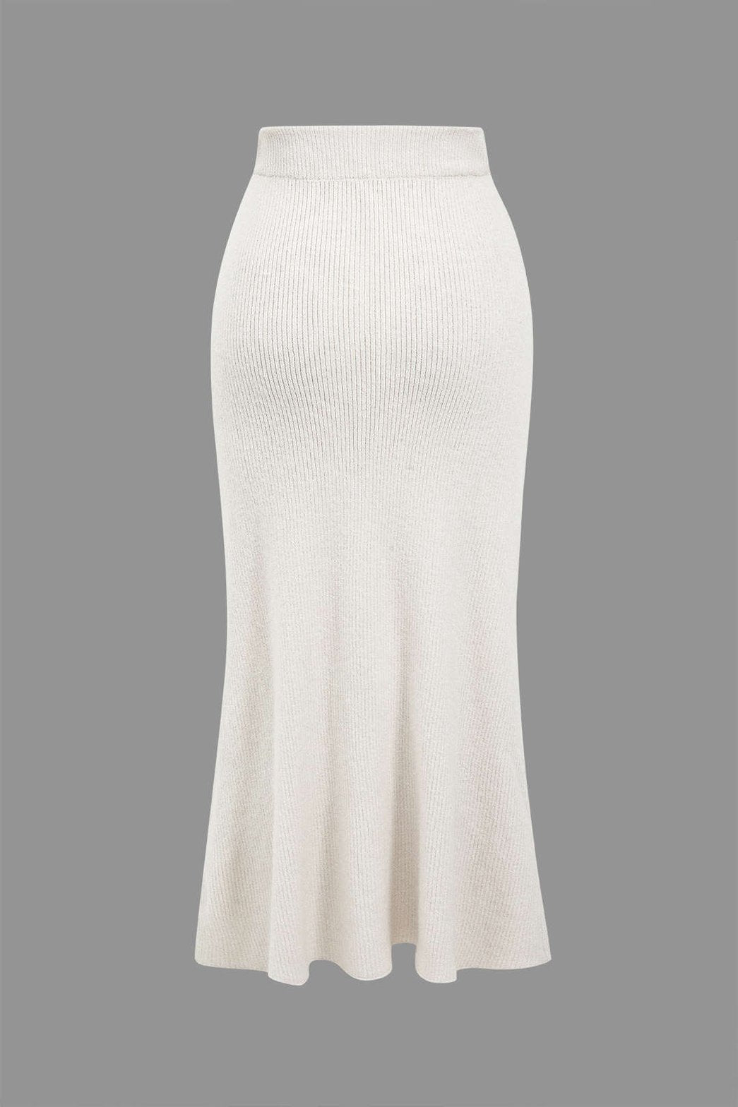 Ensemble deux pièces tricot raffiné