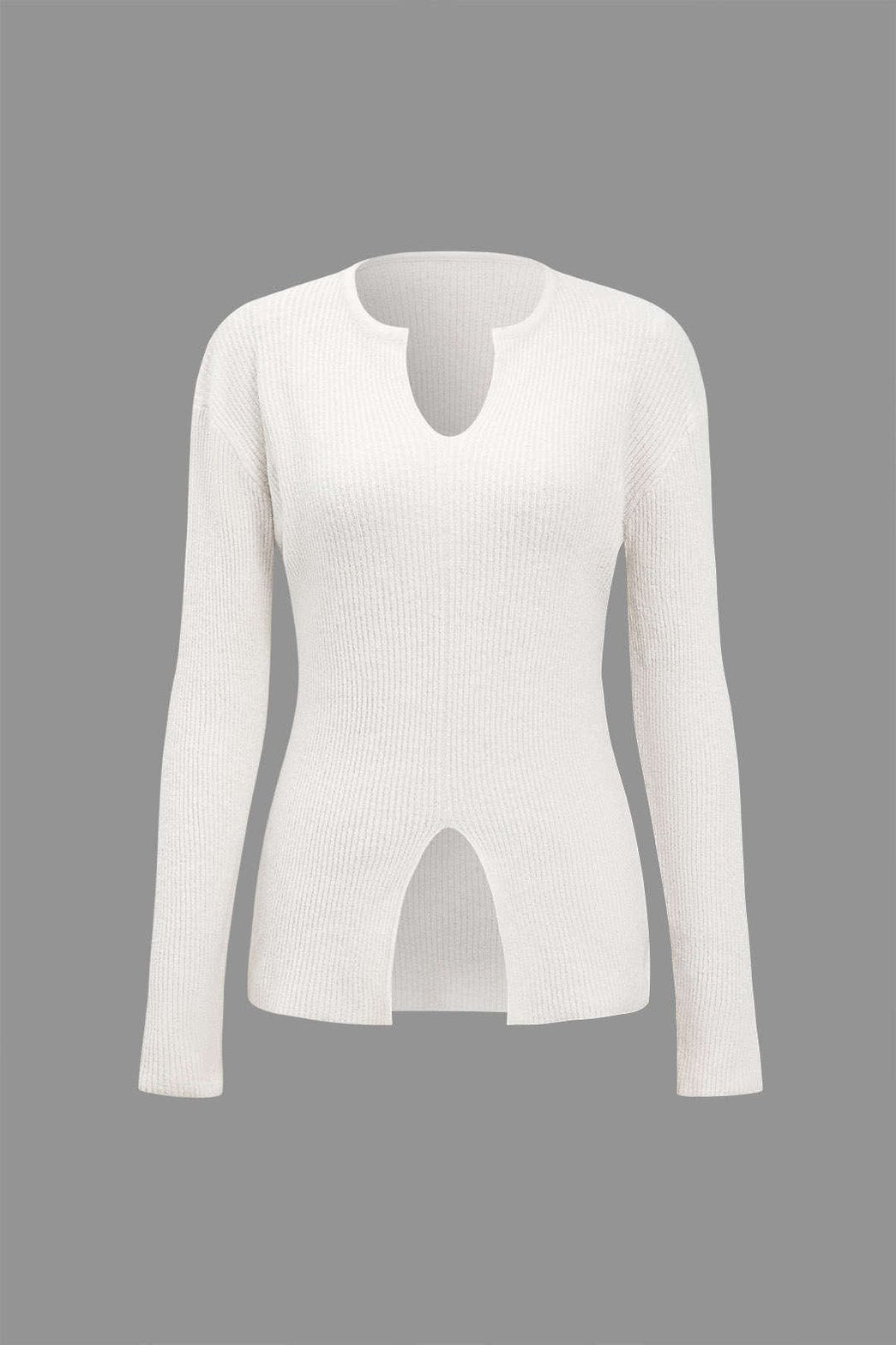 Ensemble jupe longue tricot classique