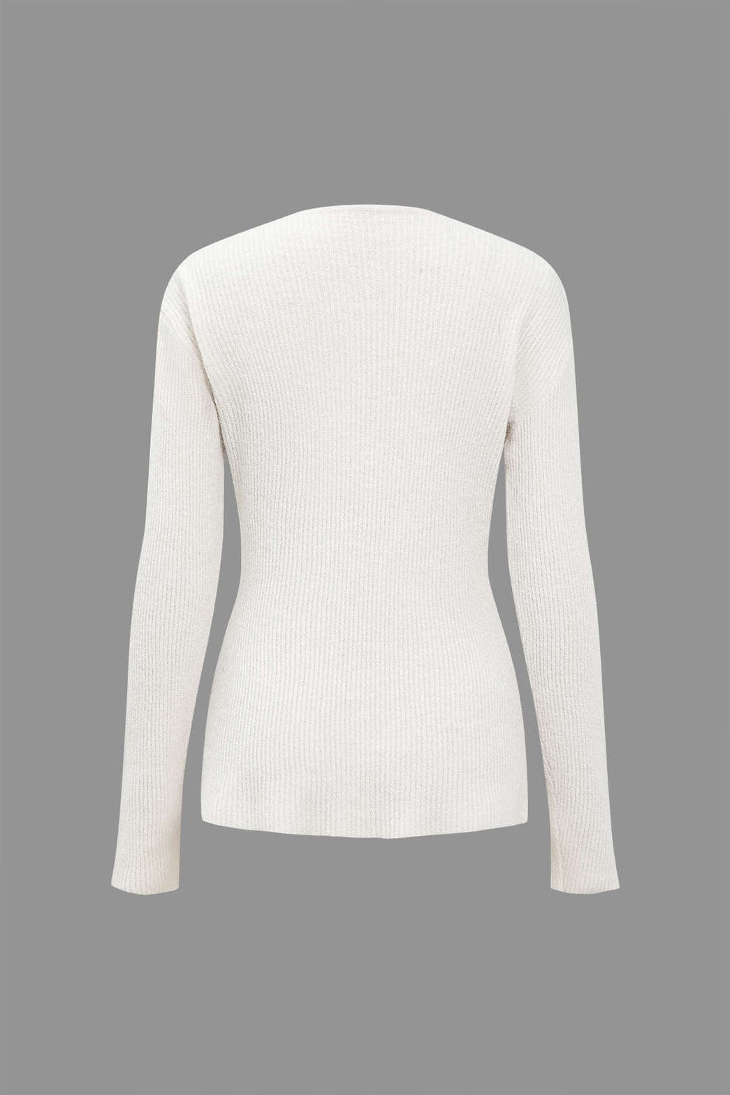 Ensemble tricot fendu stylé