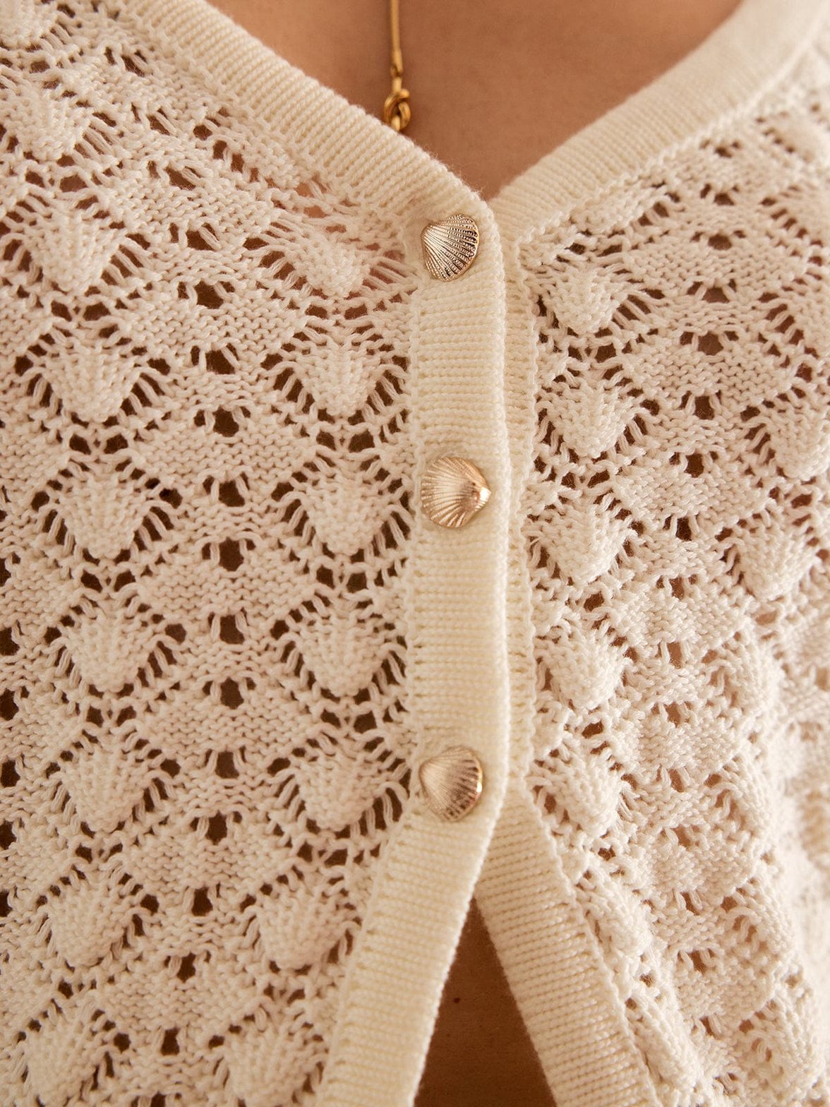 Tenue complète tricot blanc élégante légèreté