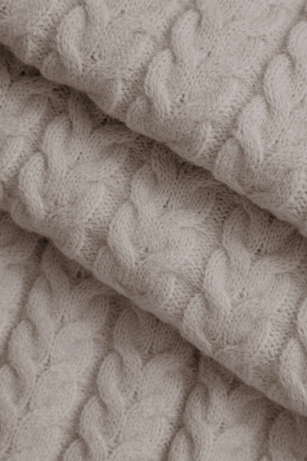 Ensemble maille torsadée raffinement