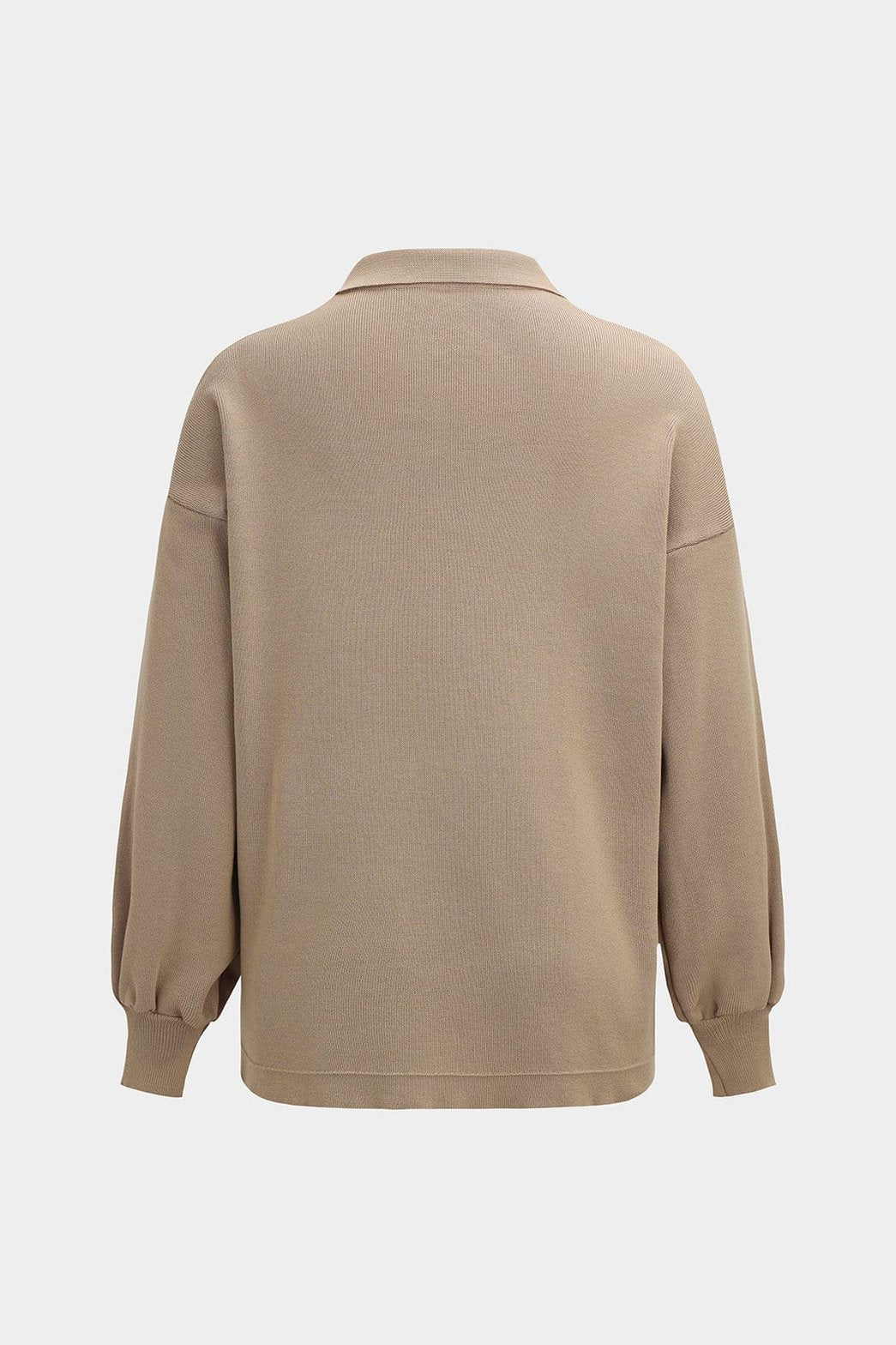 Ensemble tricot beige safari vue de côté harmonie