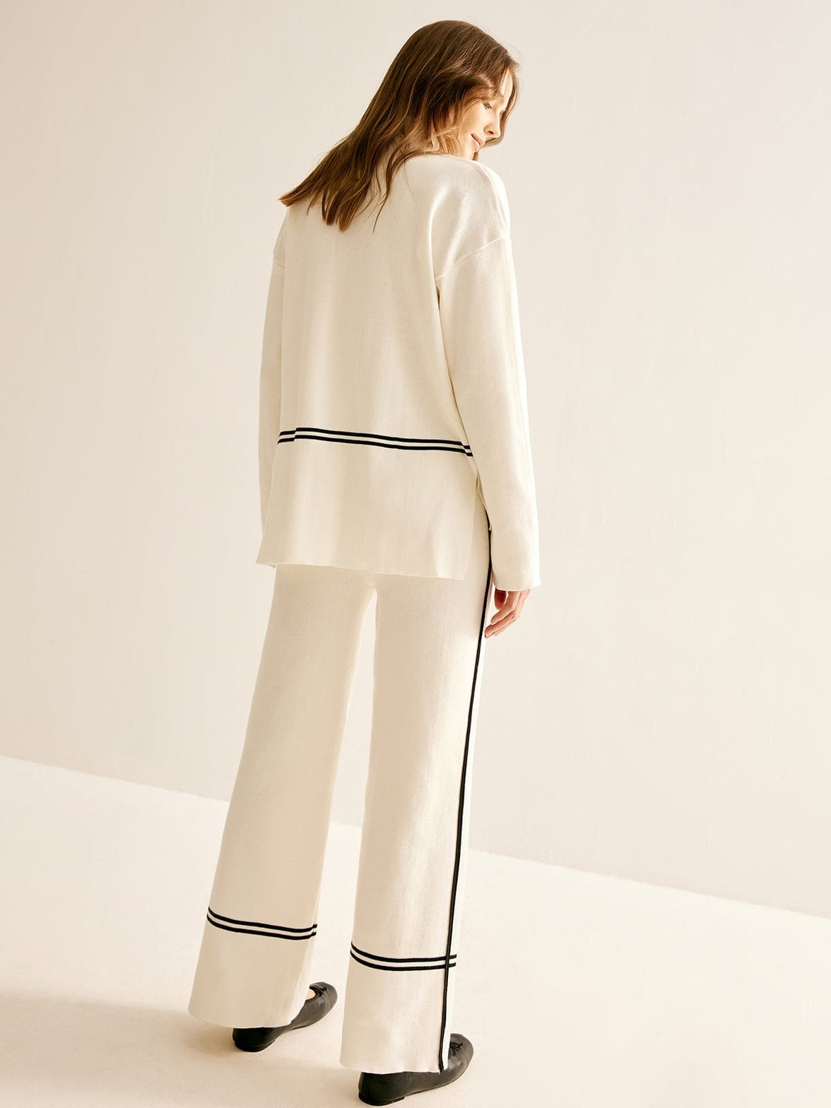 Détail finitions ensemble blanc pureté