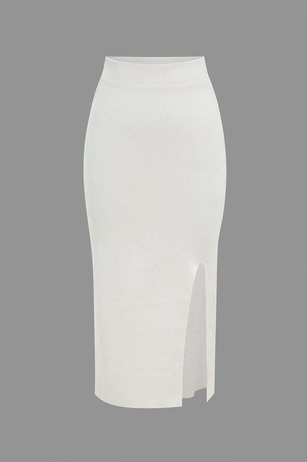 Ensemble blanc deux pièces style