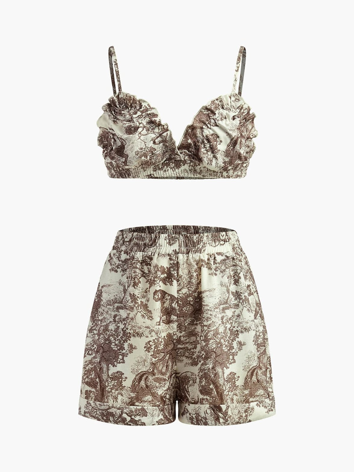 Tenue complète style toile de jouy sérénité