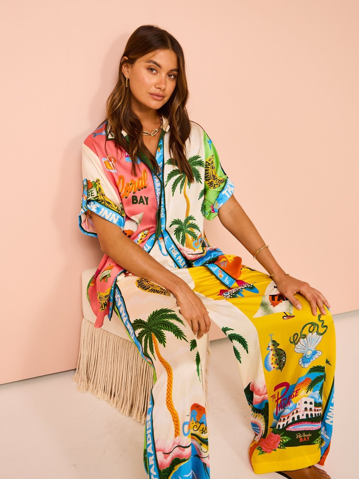 Ensemble Tropical Chic Imprimé Palmiers