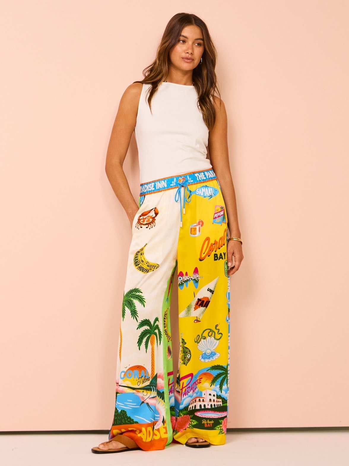 Ensemble Tropical Chic Imprimé Palmiers