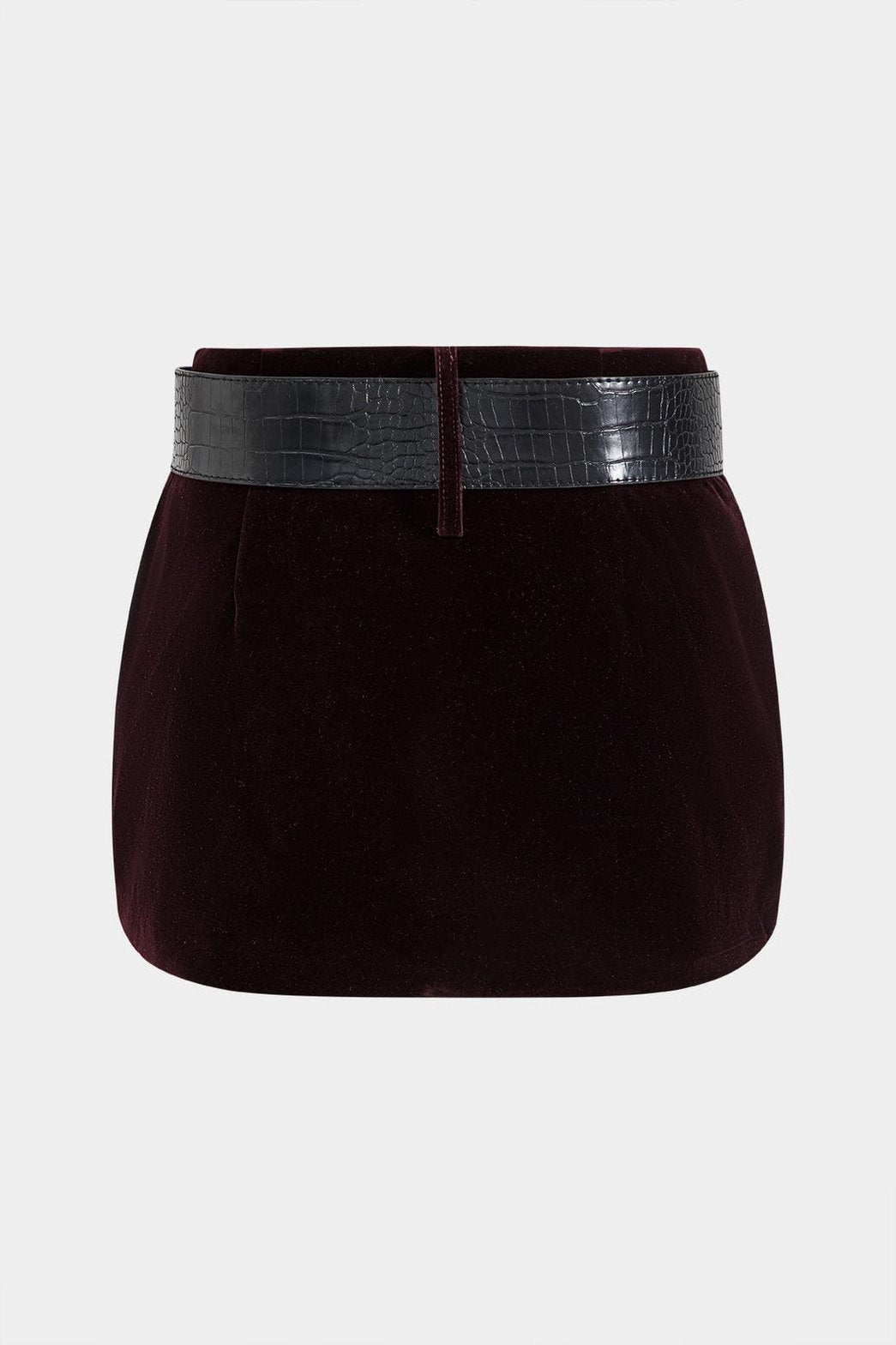 Détail ceinture jupe velours - Grâce