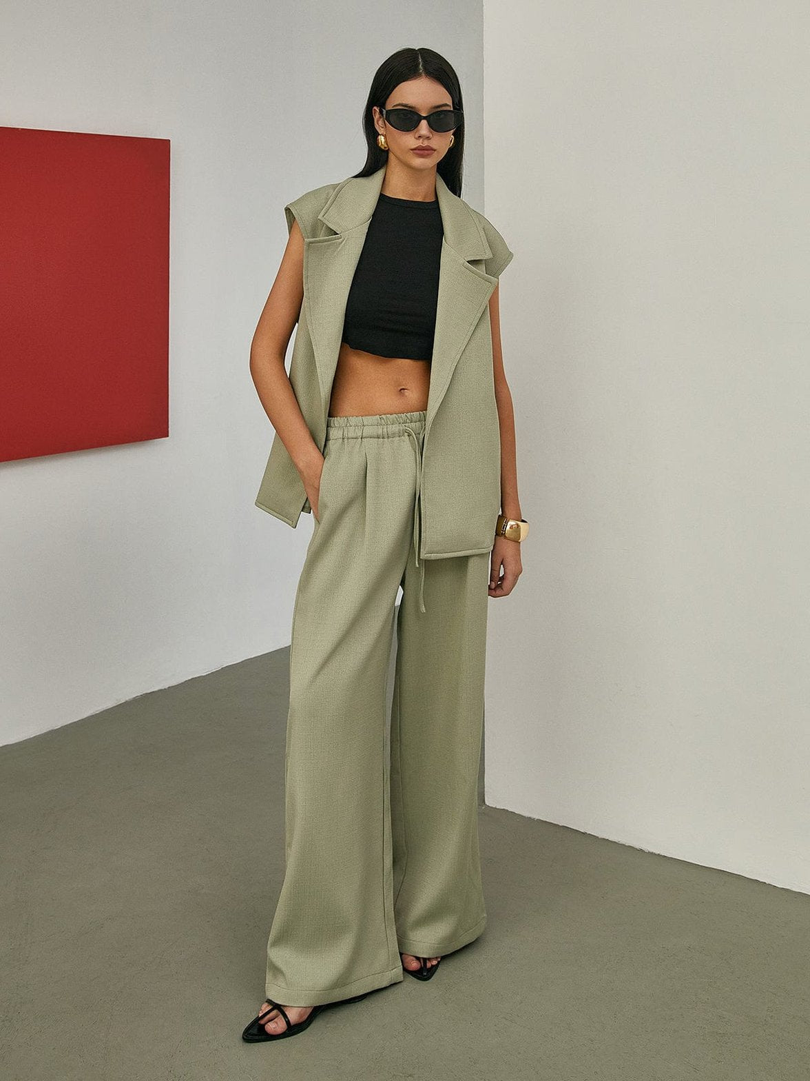 Gilet sans manches professionnel doux