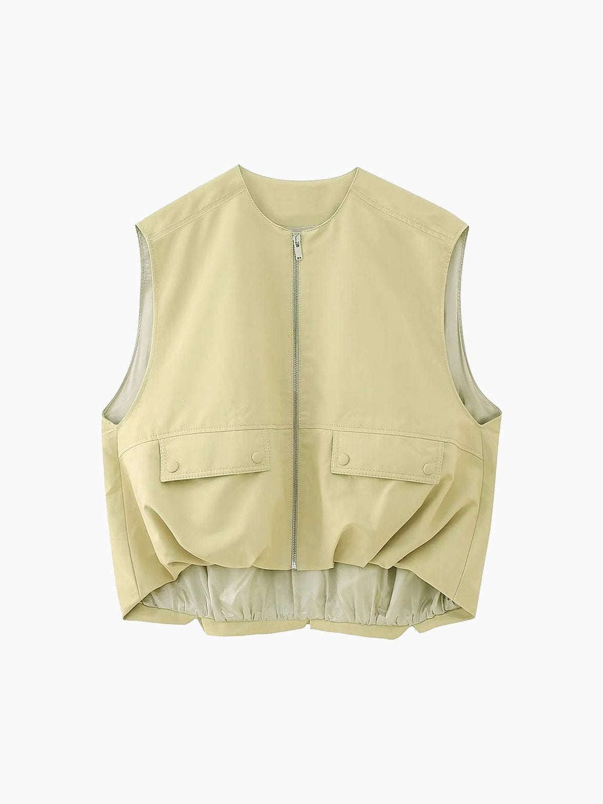 Gilet streetwear jaune lune