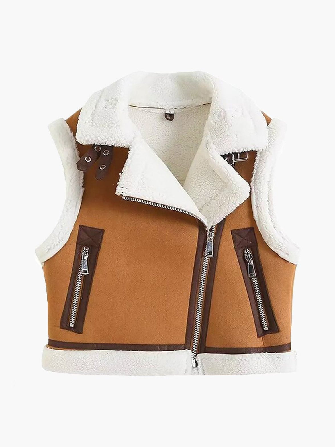 Gilet polaire femme casual tendance