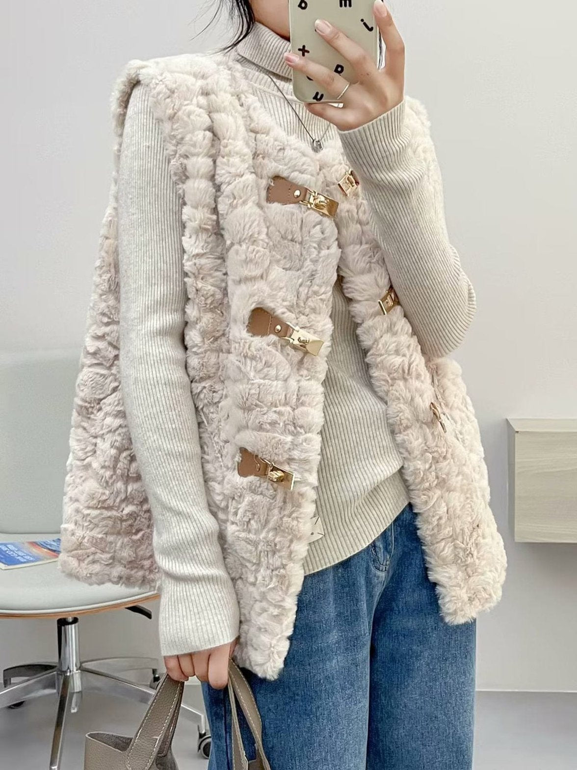 Gilet sans manches polaire confort