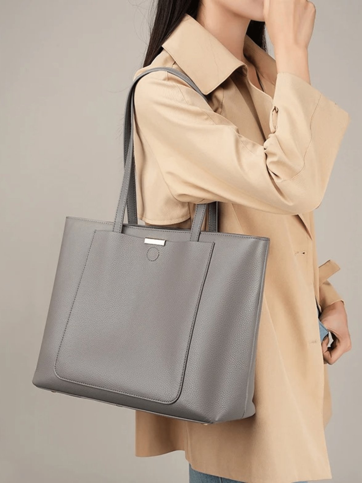 Vue rapprochée de la texture du cuir vague