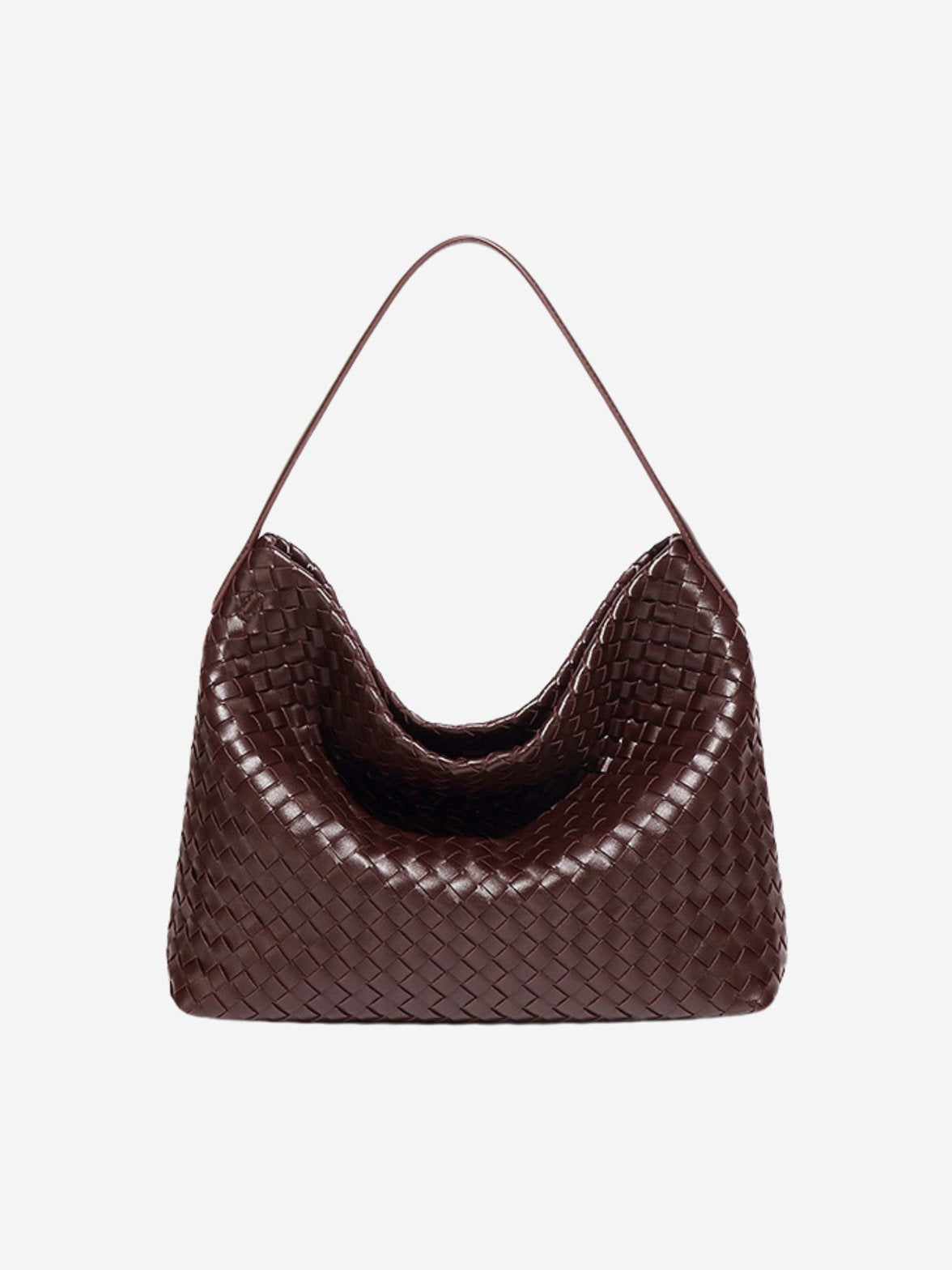 Sac fourre-tout en cuir végétal marron élégant zeste