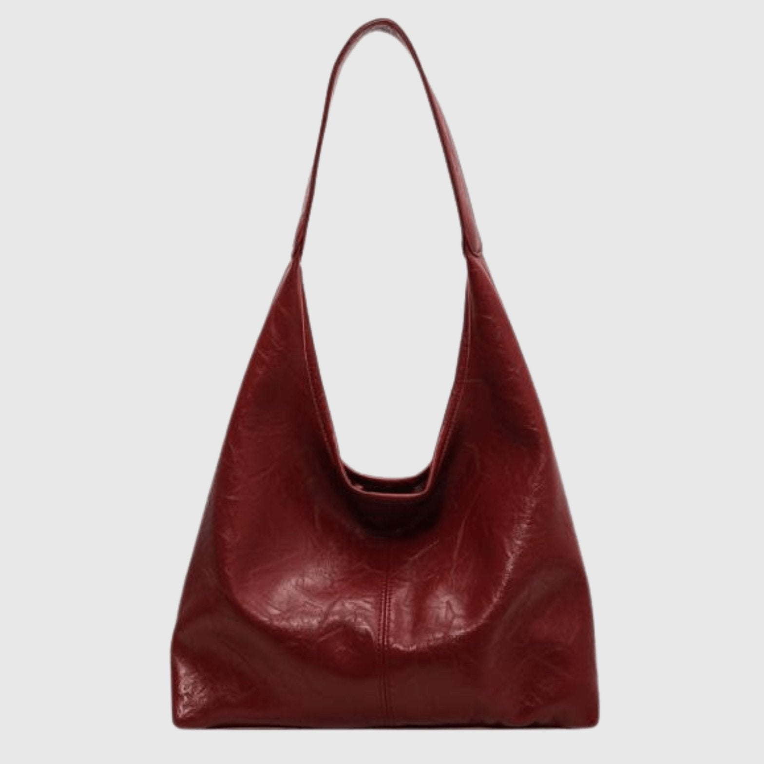 Sac hobo cuir vintage vue côté étoile
