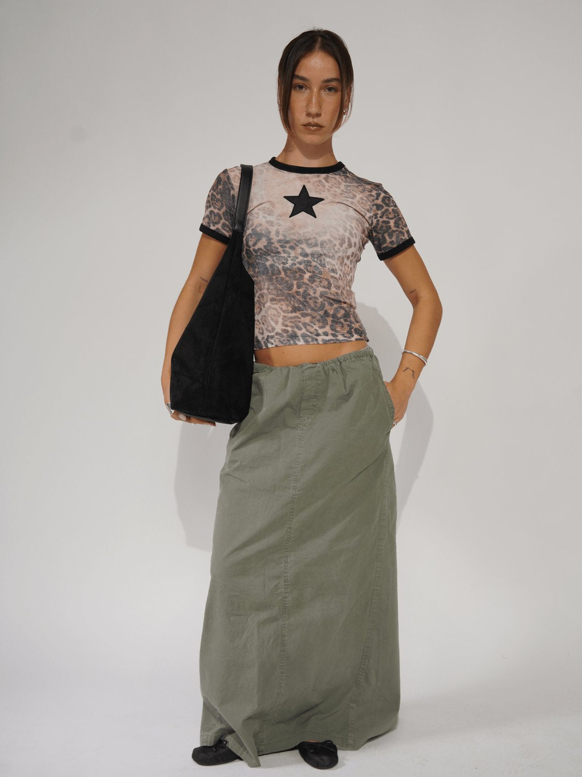 Grand Sac Hobo en Daim Végétal