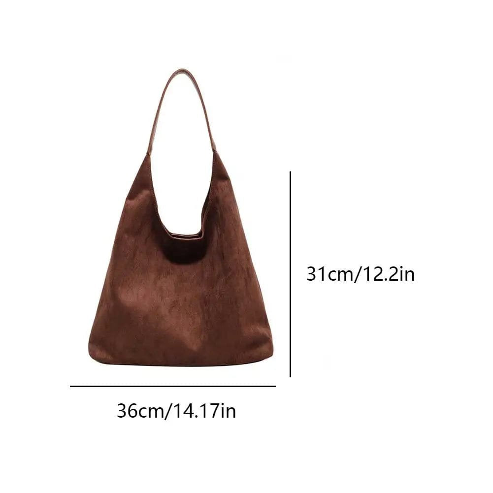 Sac hobo velours vue complète zen