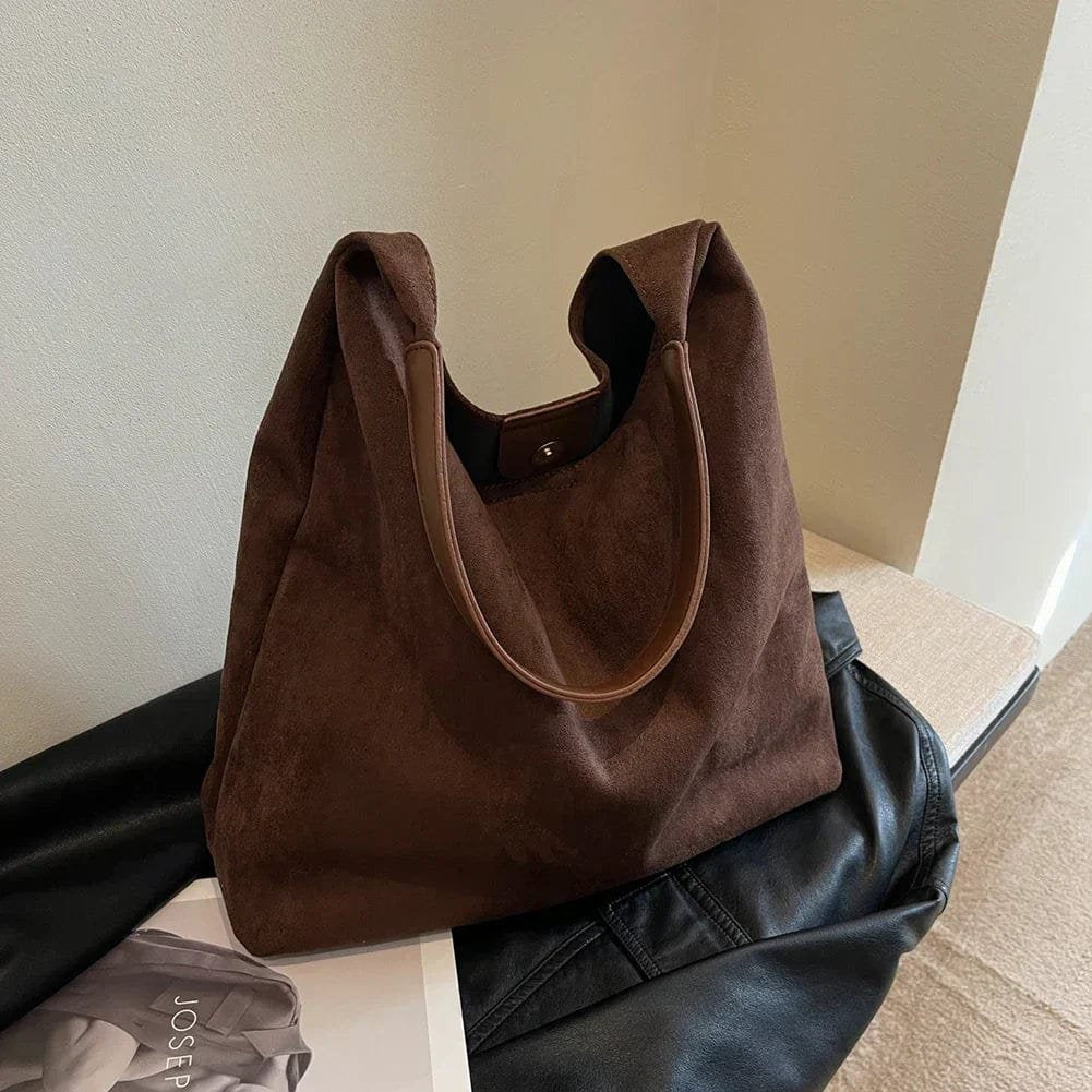 Sac hobo velours détail couture harmonie