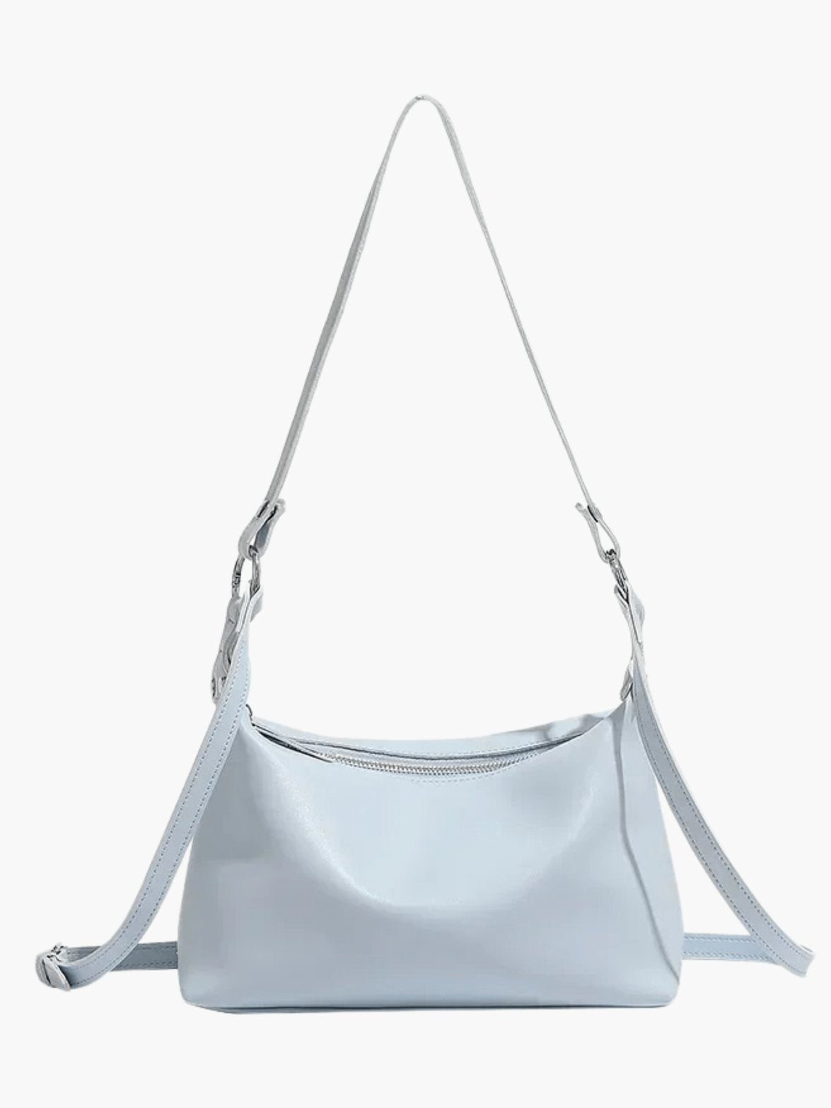 Sac hobo élégant bleu ciel brillant - papillon