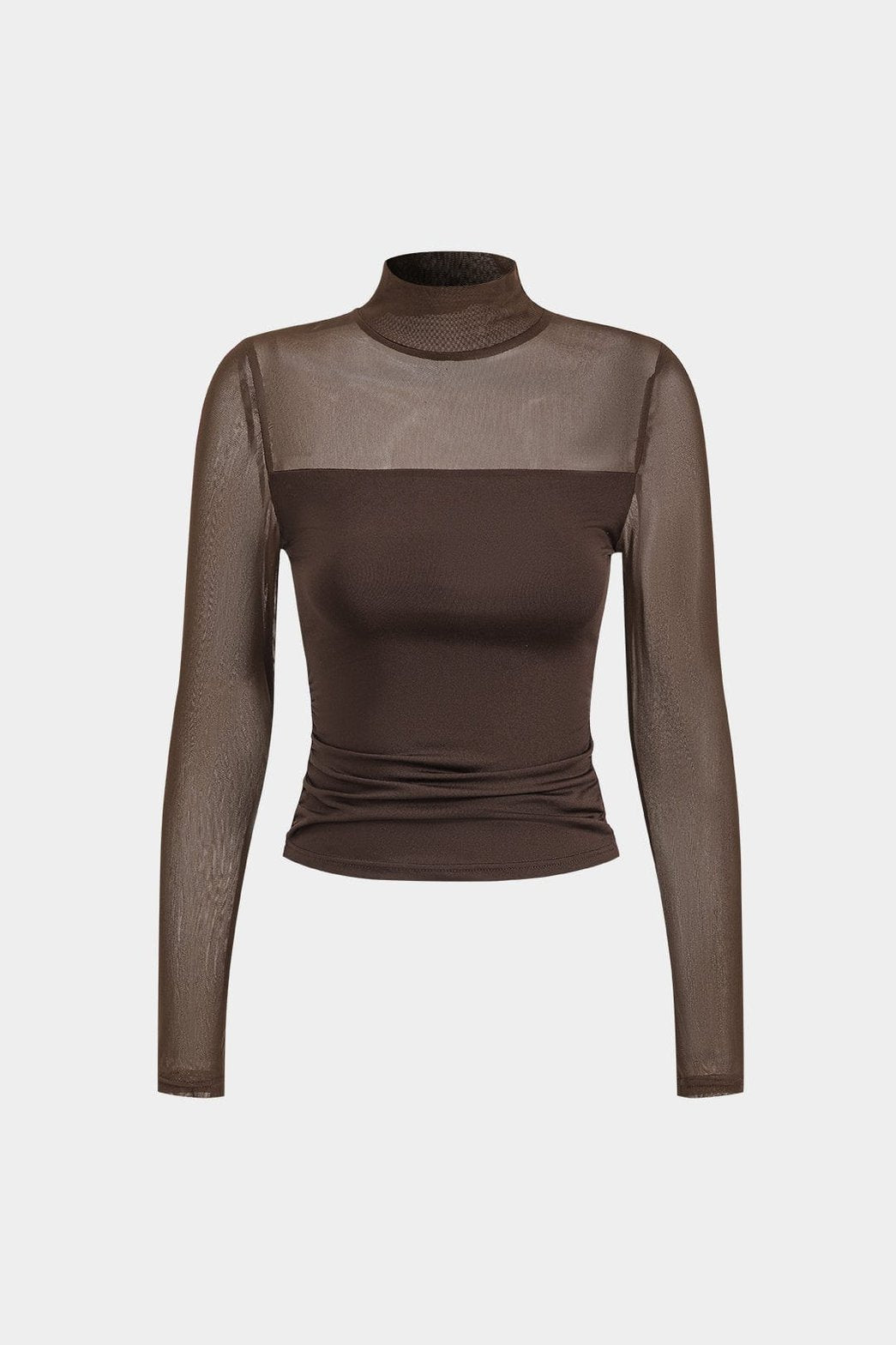 Top transparent maille fine chic sublime