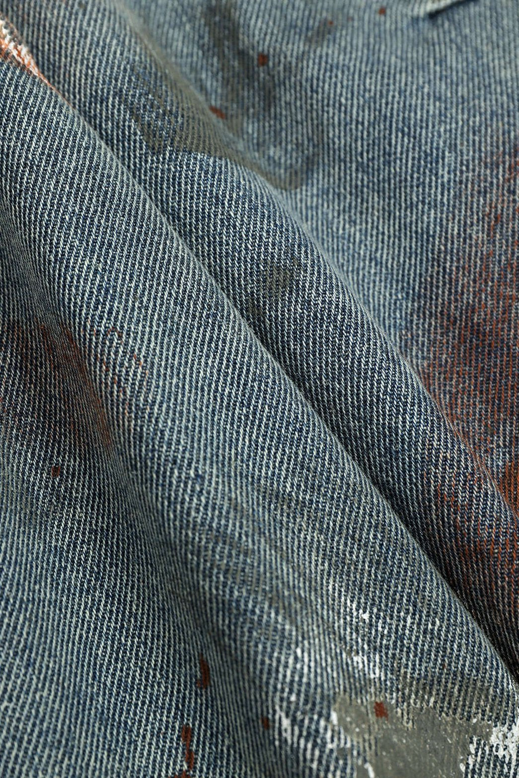 Jean cargo large délavé vue latérale - Street