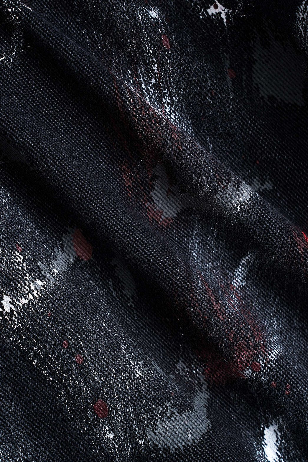 Jean cargo large délavé détail taille - Cool