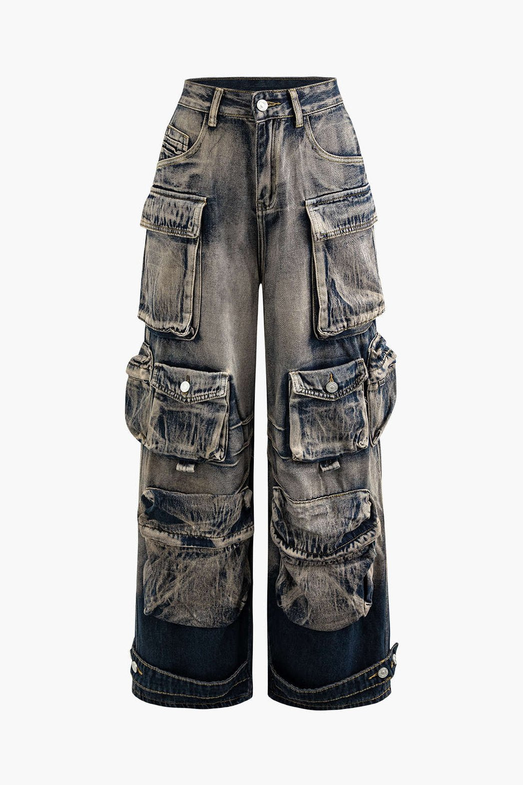 Jean Cargo Oversize Multi-Poches Style Streetwear