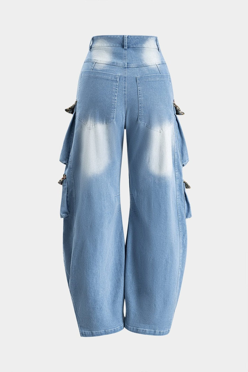 Jean patchwork ample vue arrière danse