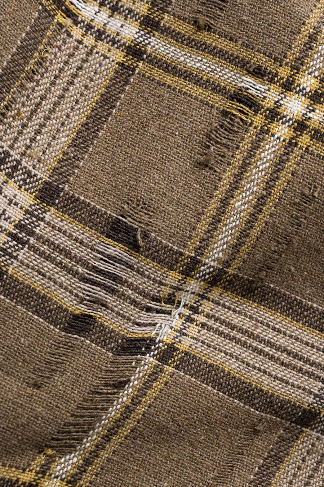 Détail de la ceinture jupe patchwork nuage