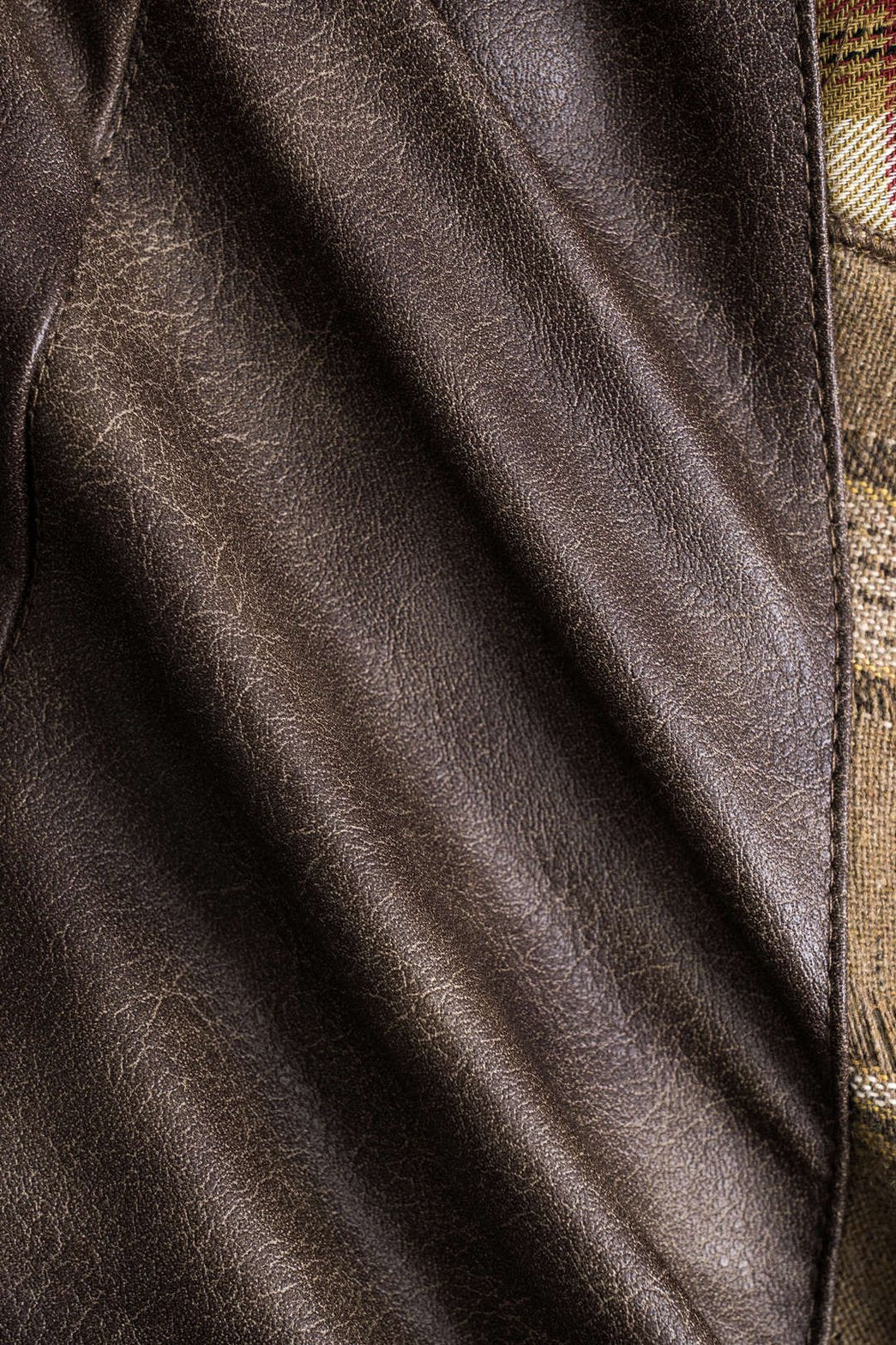 Vue arrière jupe patchwork cristal