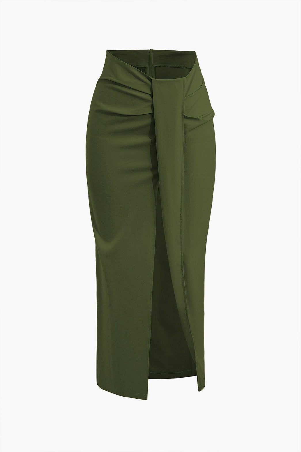 Jupe longue beige détail nœud ciel