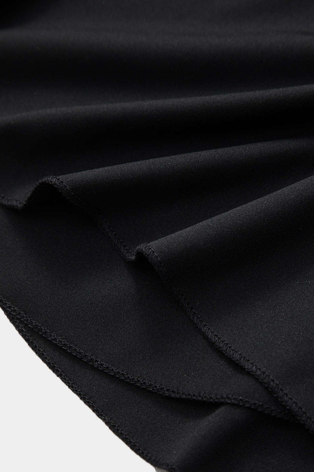 Détail du nœud de la jupe plissée douceur