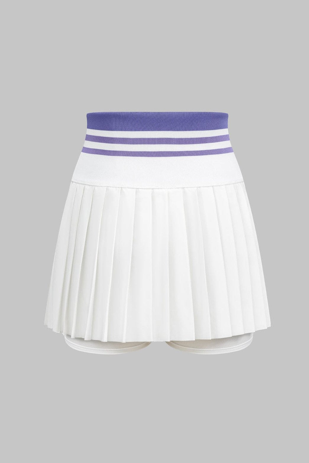 Jupe plissée tennis style sportswear soleil