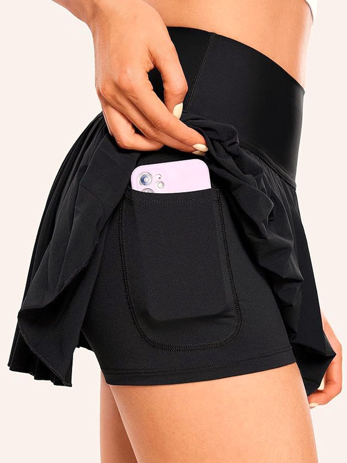 Jupe-short sport décontractée lune