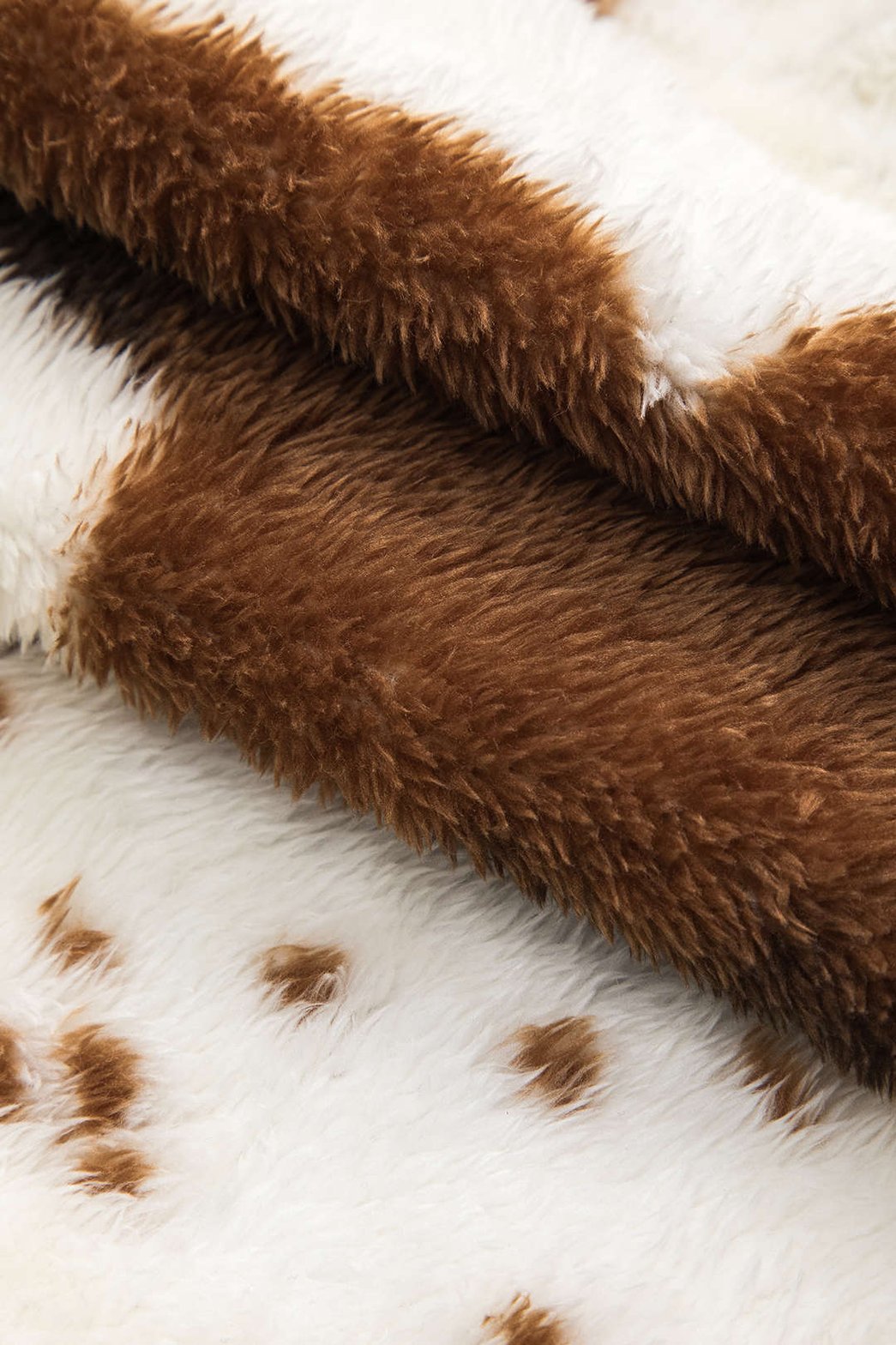 Jupe polaire motif abstrait vue détail confort