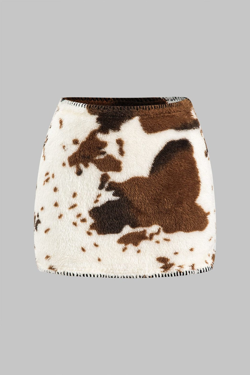 Jupe polaire motif abstrait vue avant douceur