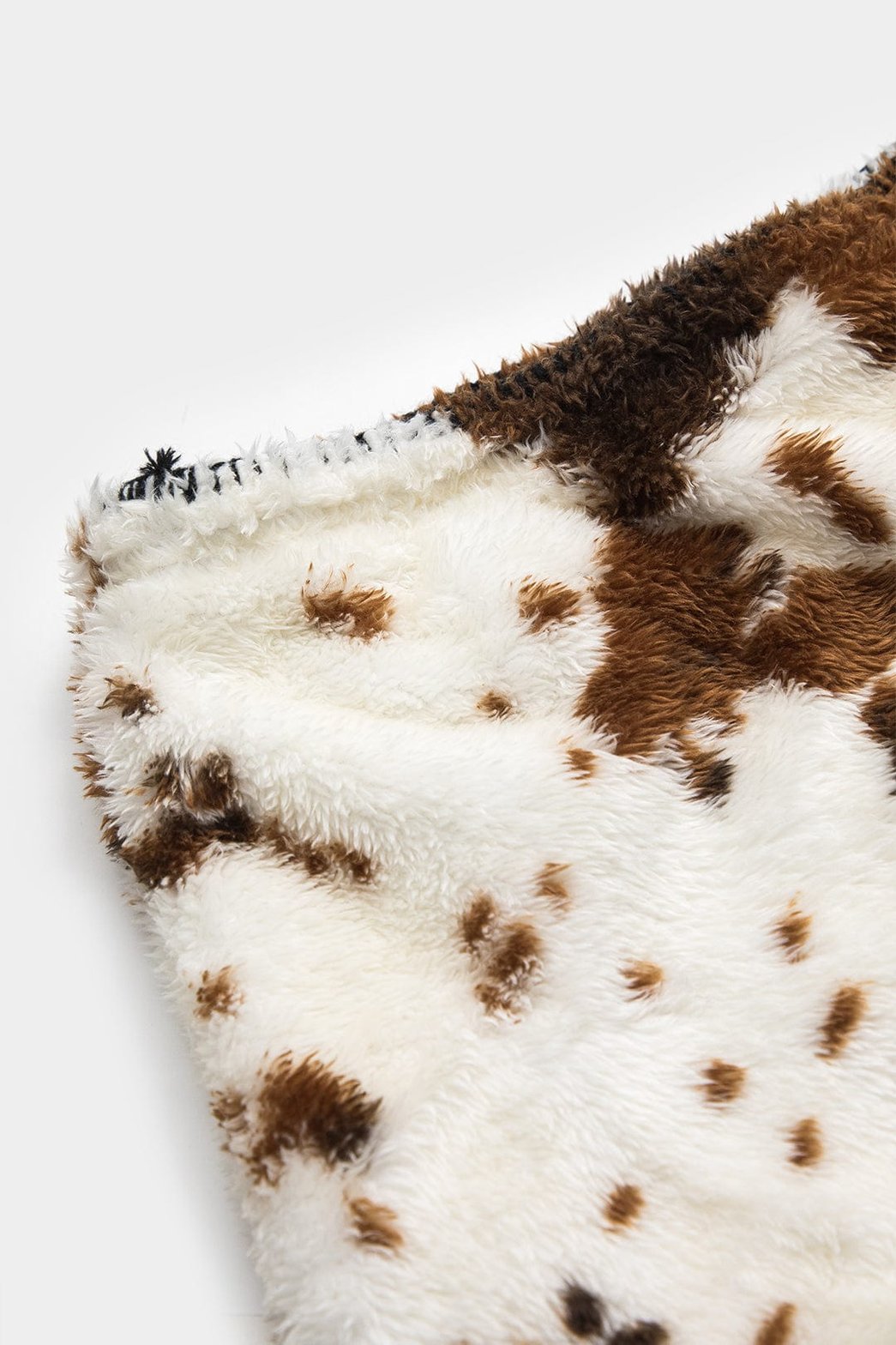 Jupe polaire motif abstrait vue portée charme