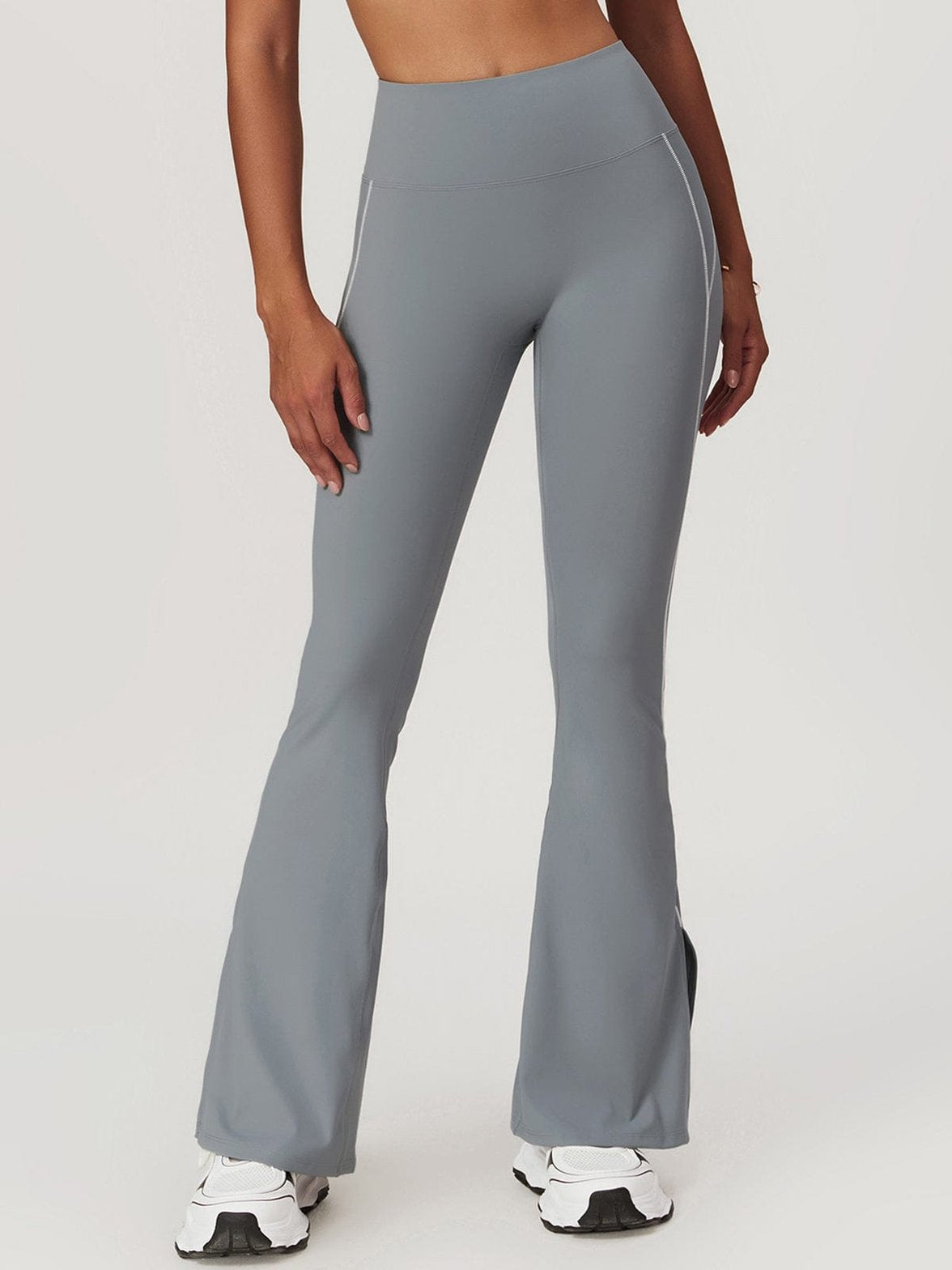 Legging flare bleu confort