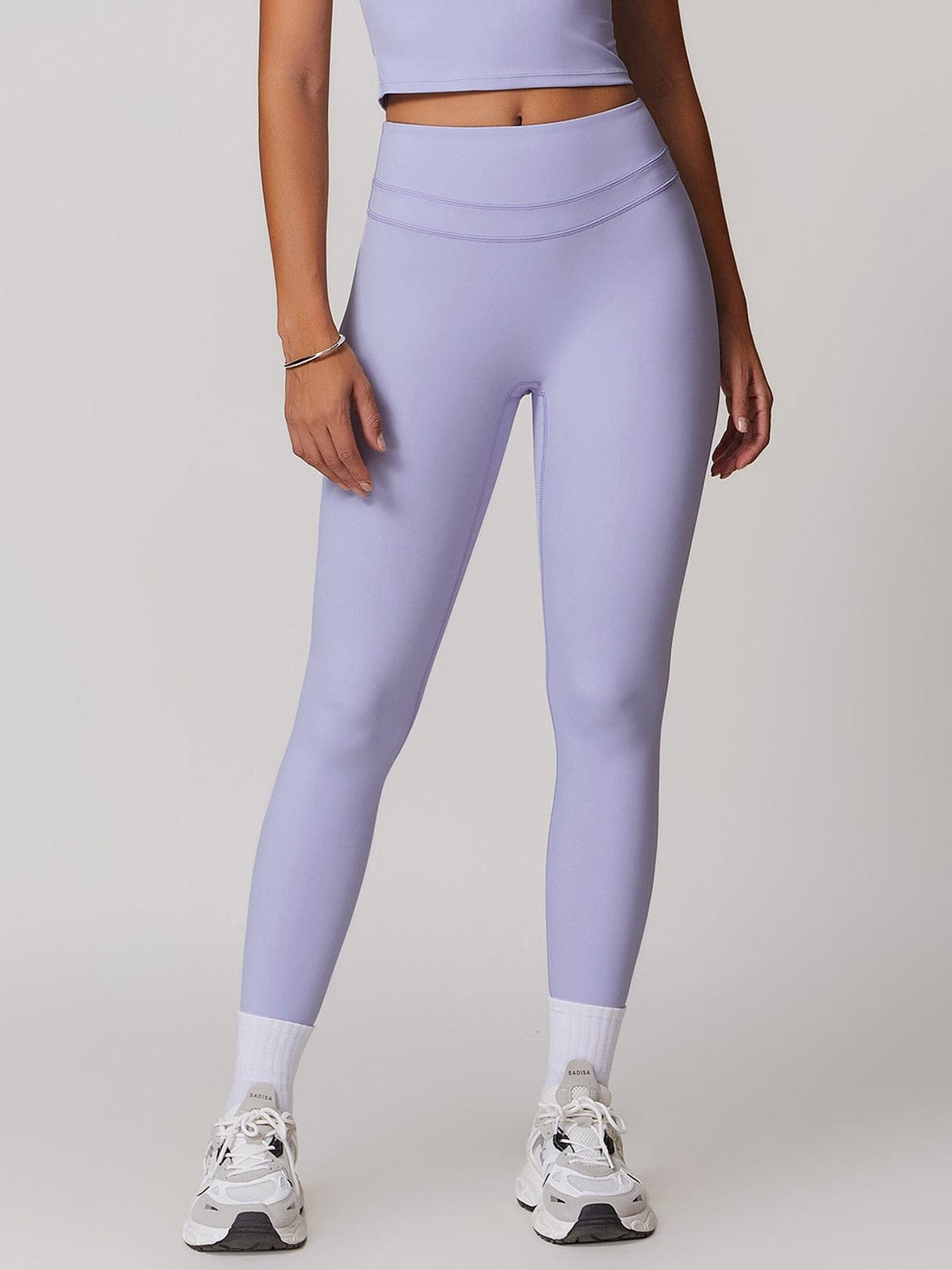 Legging sport beige respirant énergie