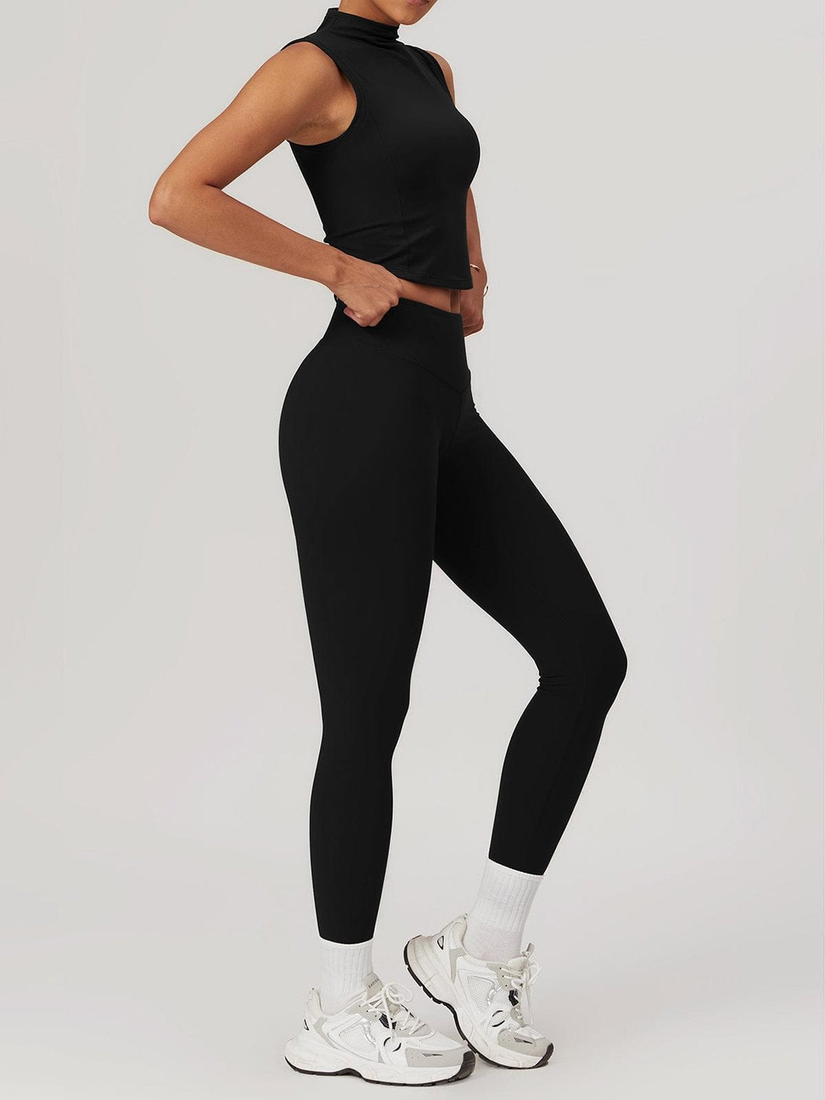 Legging sport ajusté exercice vent