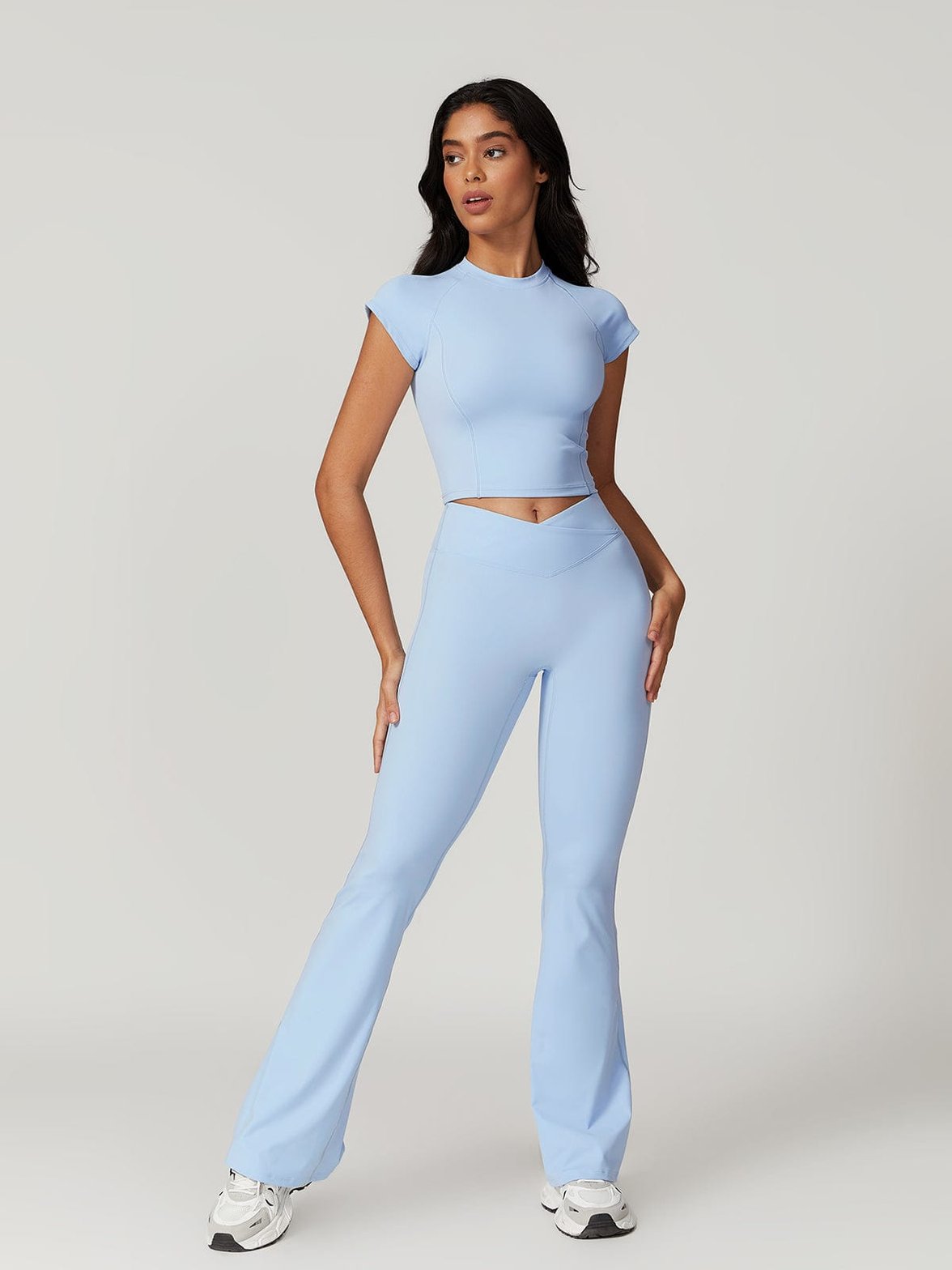 Legging sport détail taille océan