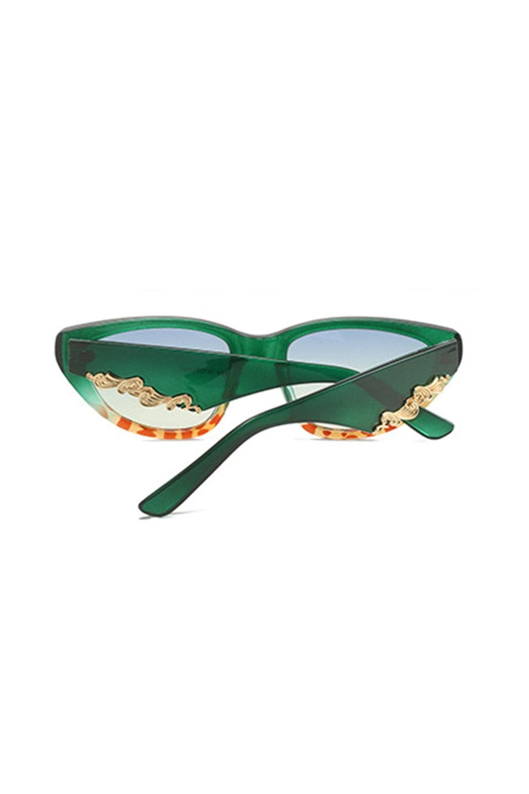 Lunettes de soleil imprimé animal vue angle pop
