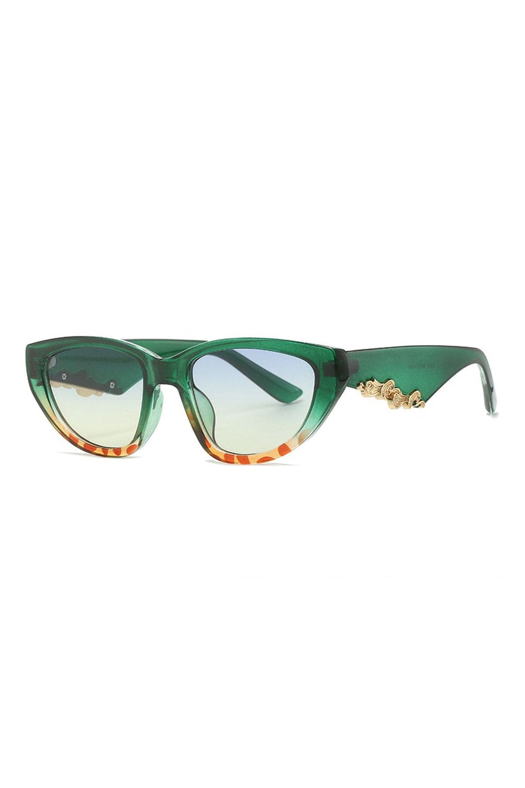 Lunettes de soleil motif léopard vue face jazz