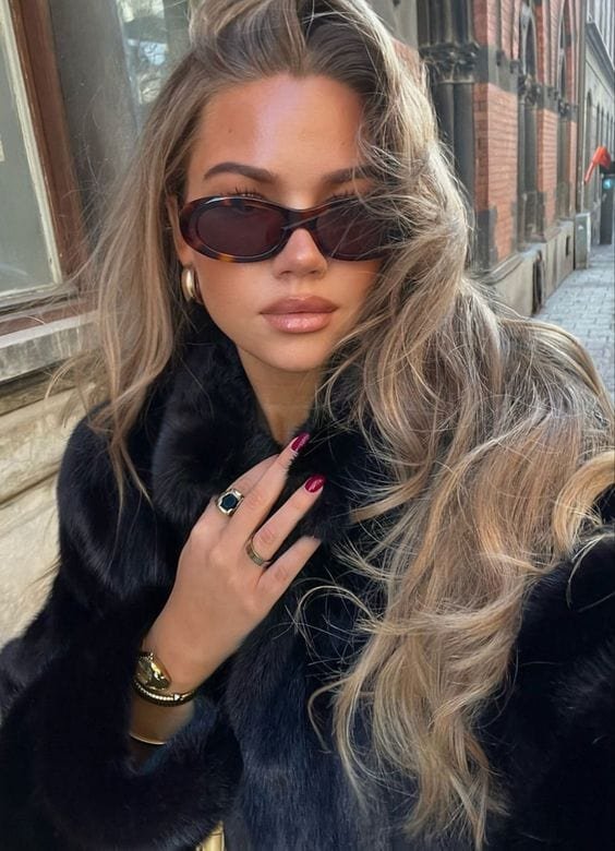 Lunettes de soleil vintage style rétro éclair