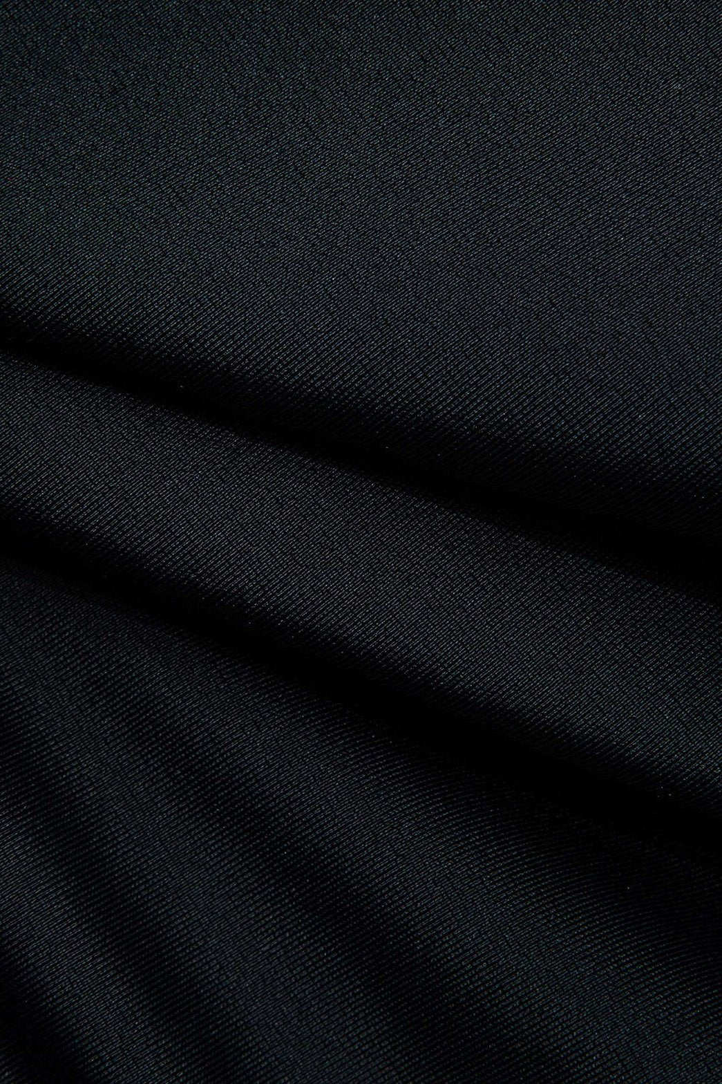 Maillot de bain noir style corset océan