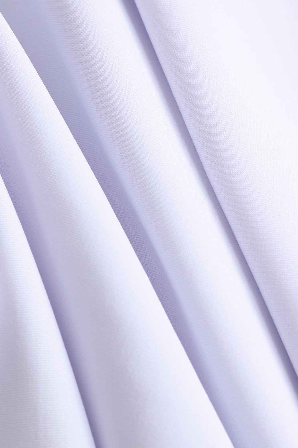 Maillot de bain blanc bustier métallisé vue ensemble océan
