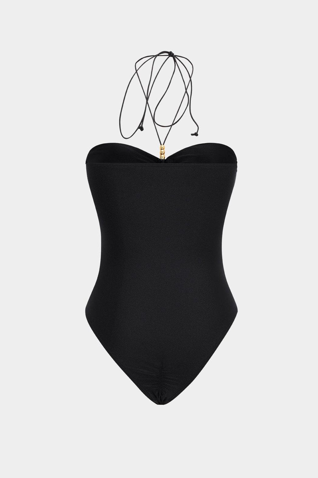 Maillot de bain gainant noir design moderne plage
