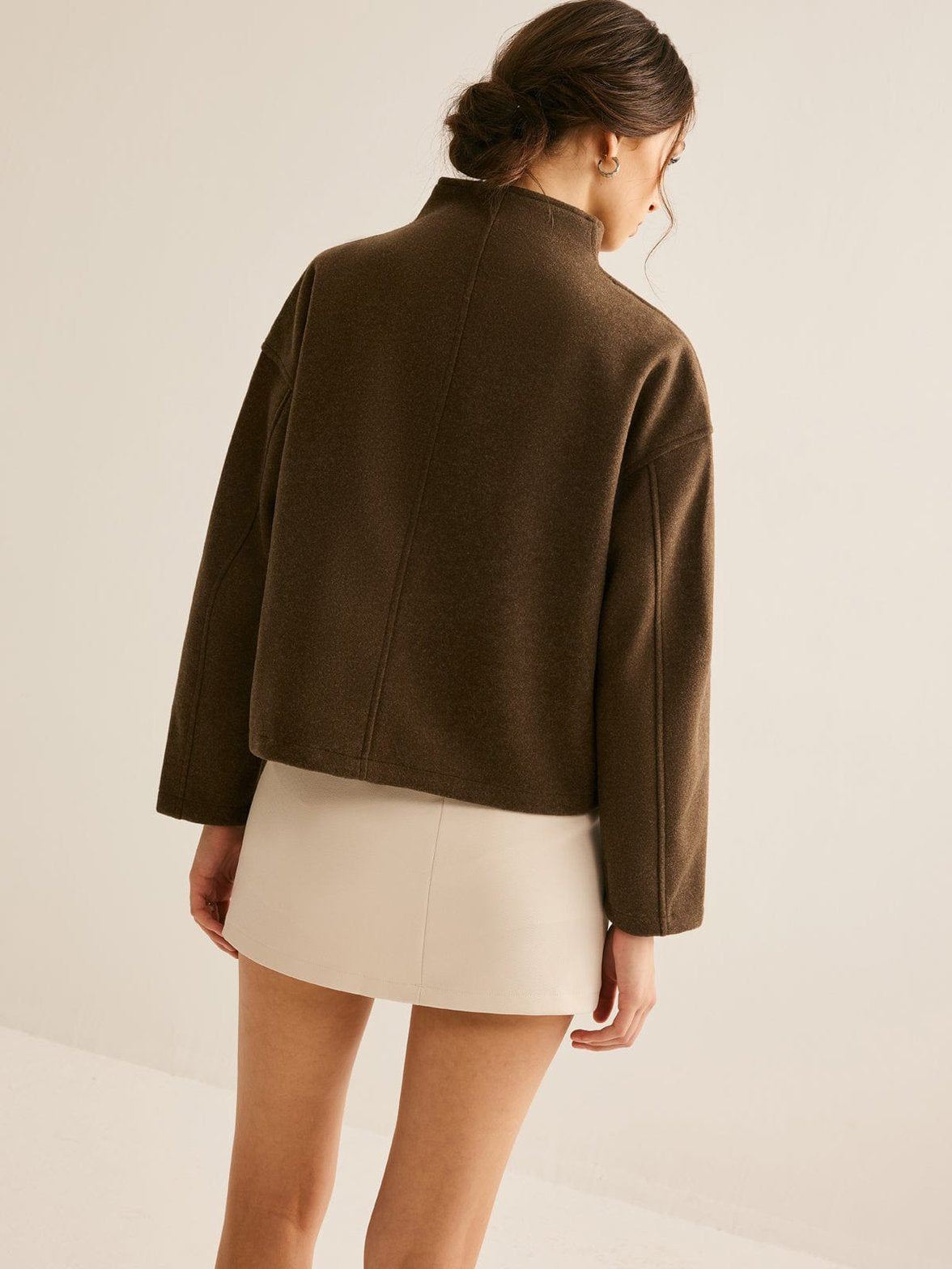 Manteau élégant détails style